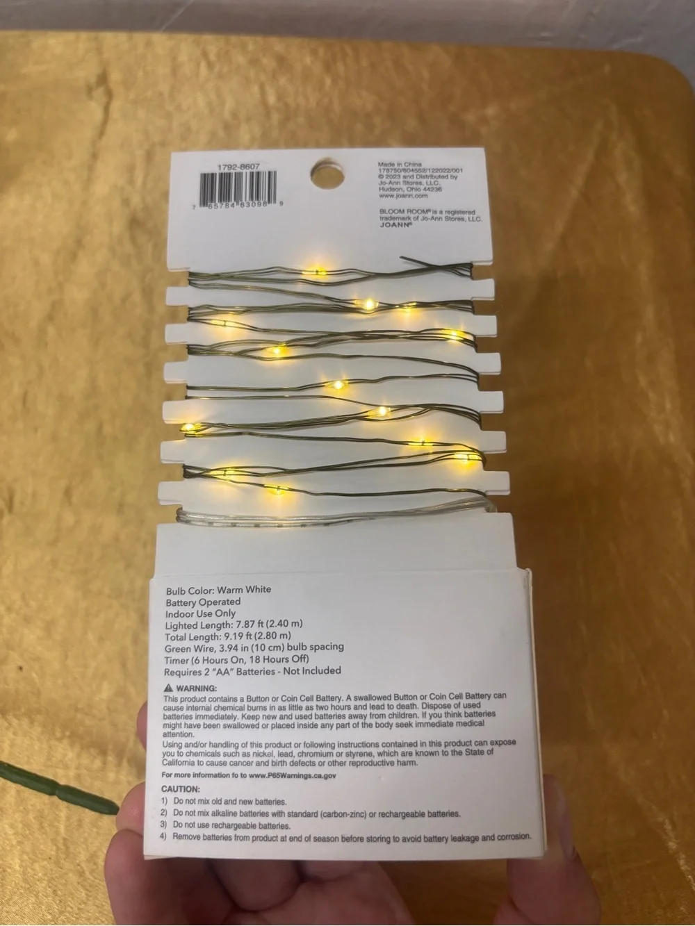 Bloom Room Warm White LED Fairy Lights -
